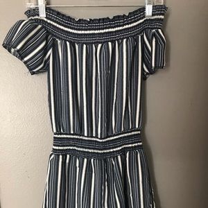 Charlotte Russe Striped Romper